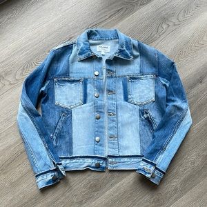 NEW FRAME Patchwork Denim Jean Jacket